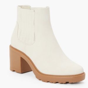 Maeve Water-Resistant Bootie in White Birch - 7.5 - NWOT